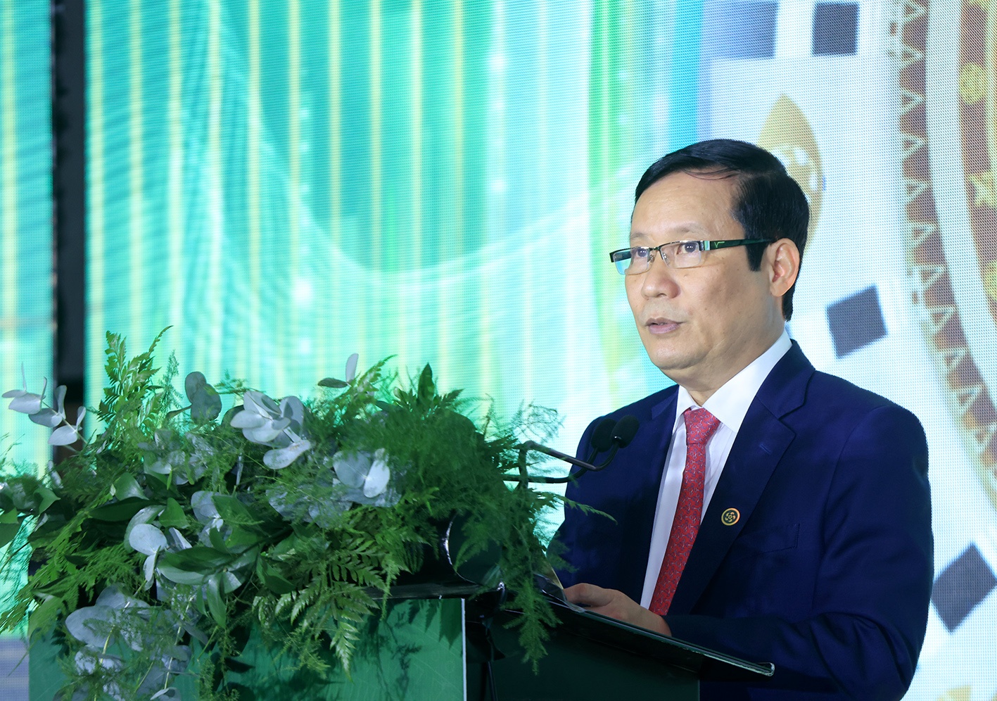 Chủ tịch VCCI Phạm Tấn Công phát biểu khai mạc diễn đàn - Ảnh Trần Mạnh