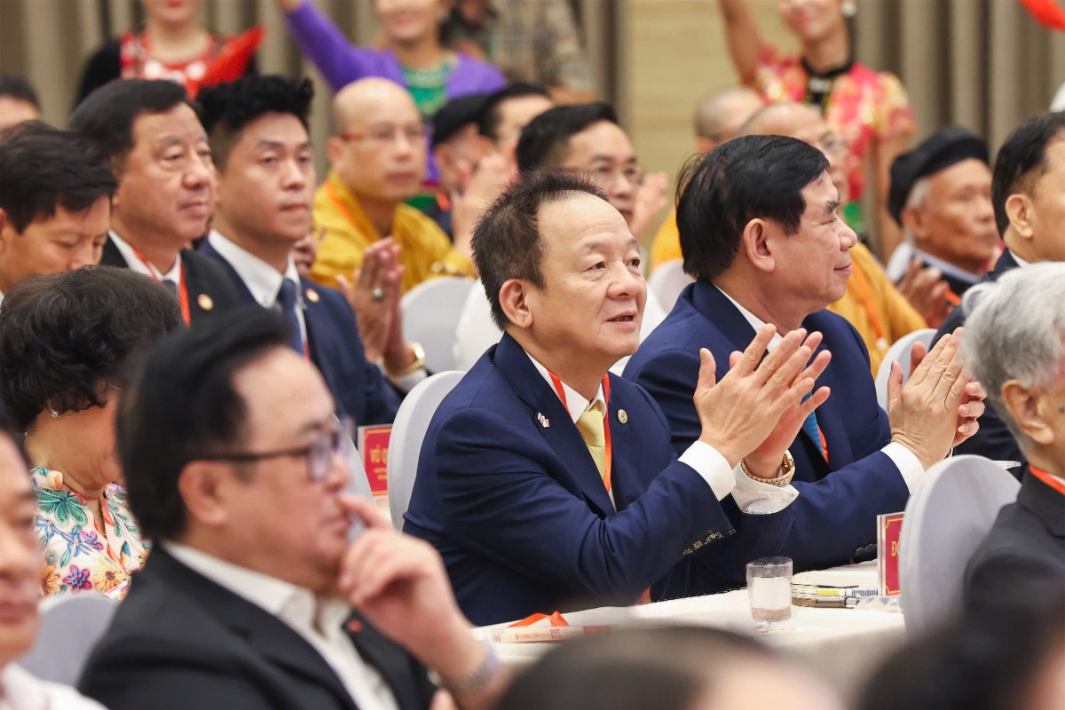 Doanh nhân Đỗ Quang Hiển, Nhà sáng lập, Chủ tịch Điều hành Tập đoàn T&T Group tại Hội nghị.