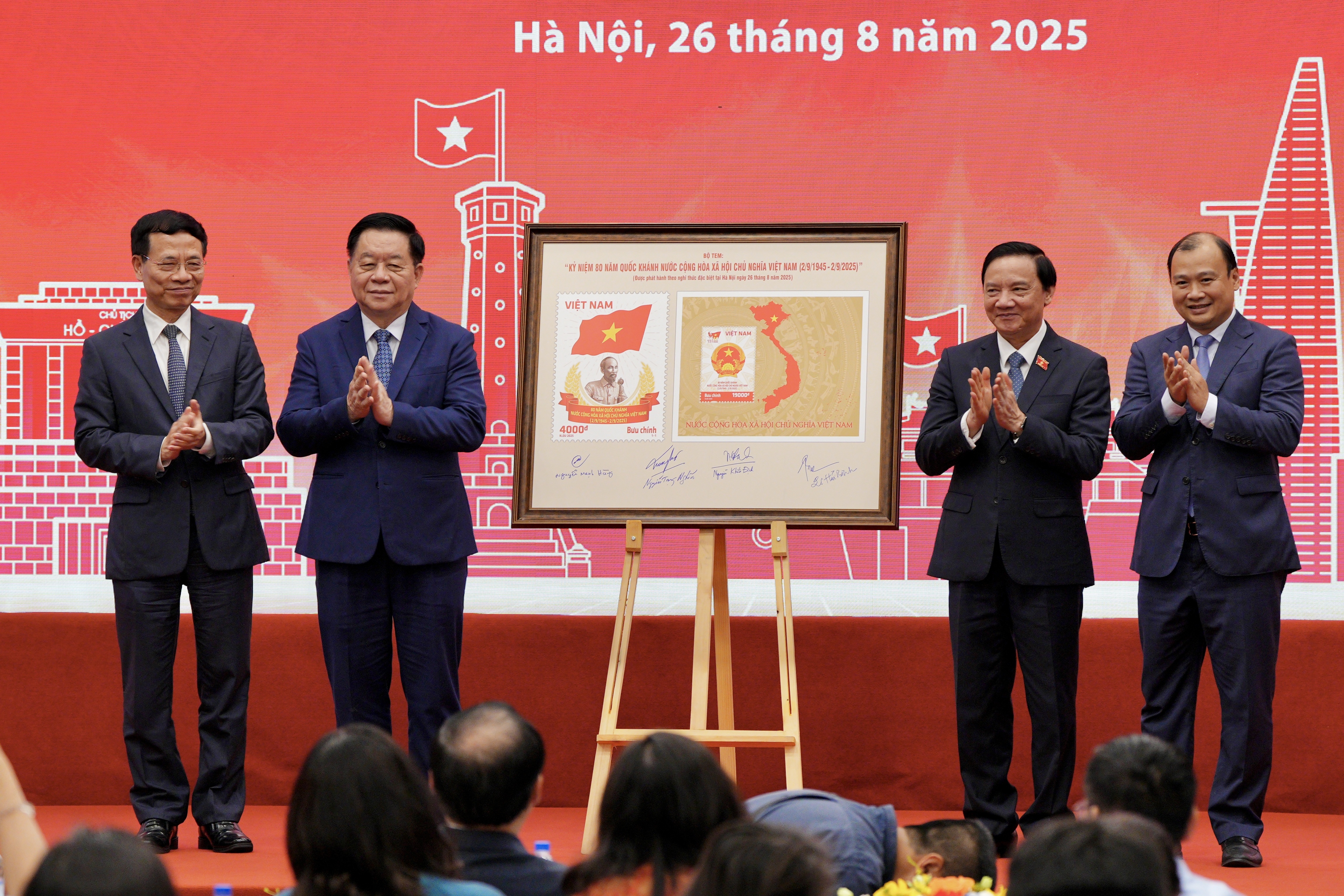 Phát hành bộ tem đặc biệt kỷ niệm 80 năm Quốc khánh Việt Nam