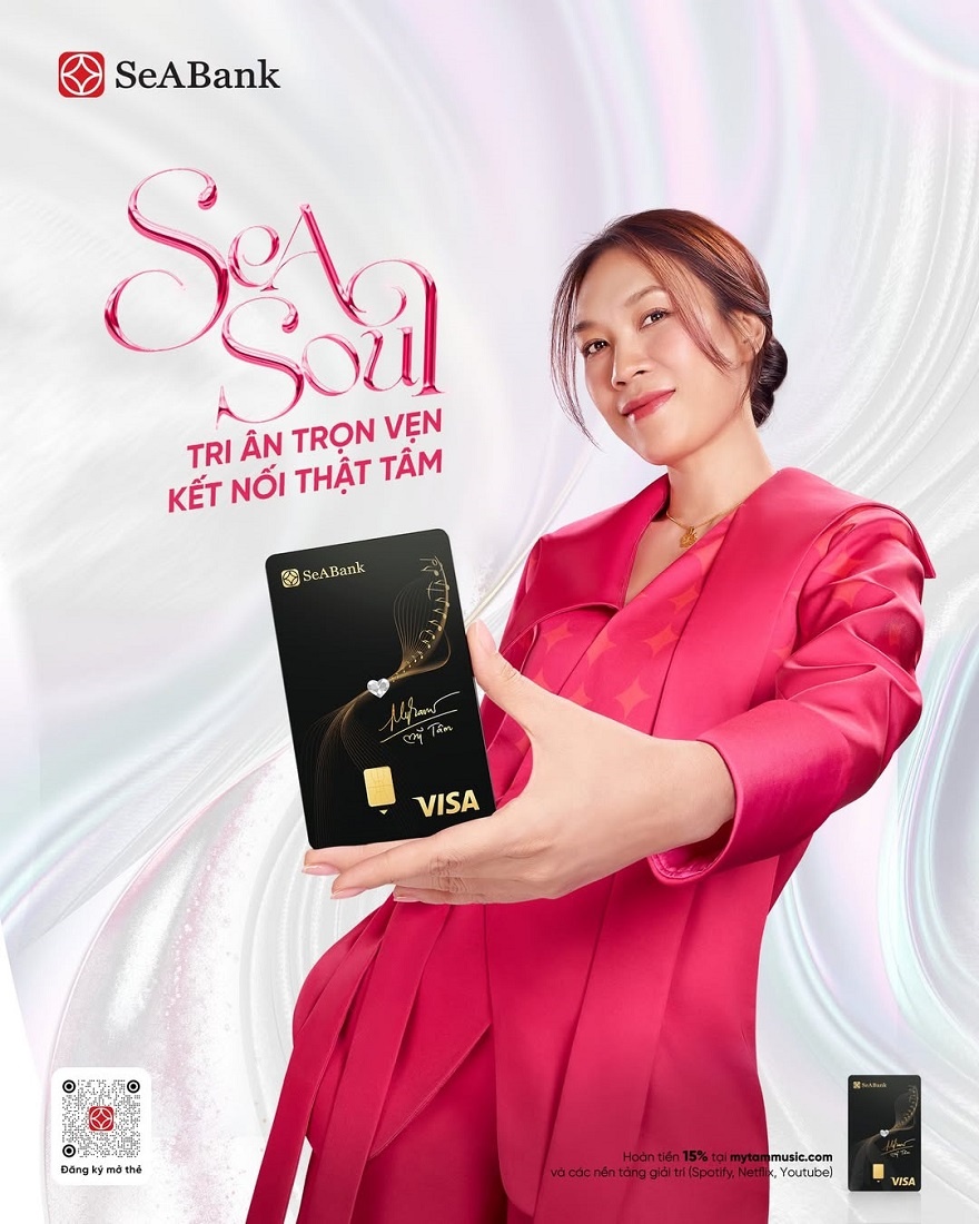 SeABank và Mỹ Tâm: Khi những tâm hồn đồng điệu gặp gỡ và tạo nên hành trình tài chính “thật Tâm” SeABank và Mỹ Tâm: Khi những tâm hồn đồng điệu gặp gỡ và tạo nên hành trình tài chính “thật Tâm”