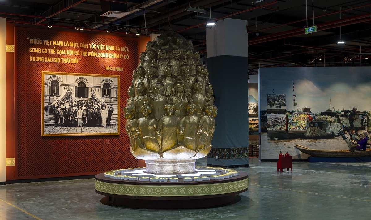 Không gian trong Nhà triển lãm khối A đậm chất sáng tạo và nghệ thuật Không gian trong Nhà triển lãm khối A đậm chất sáng tạo và nghệ thuật