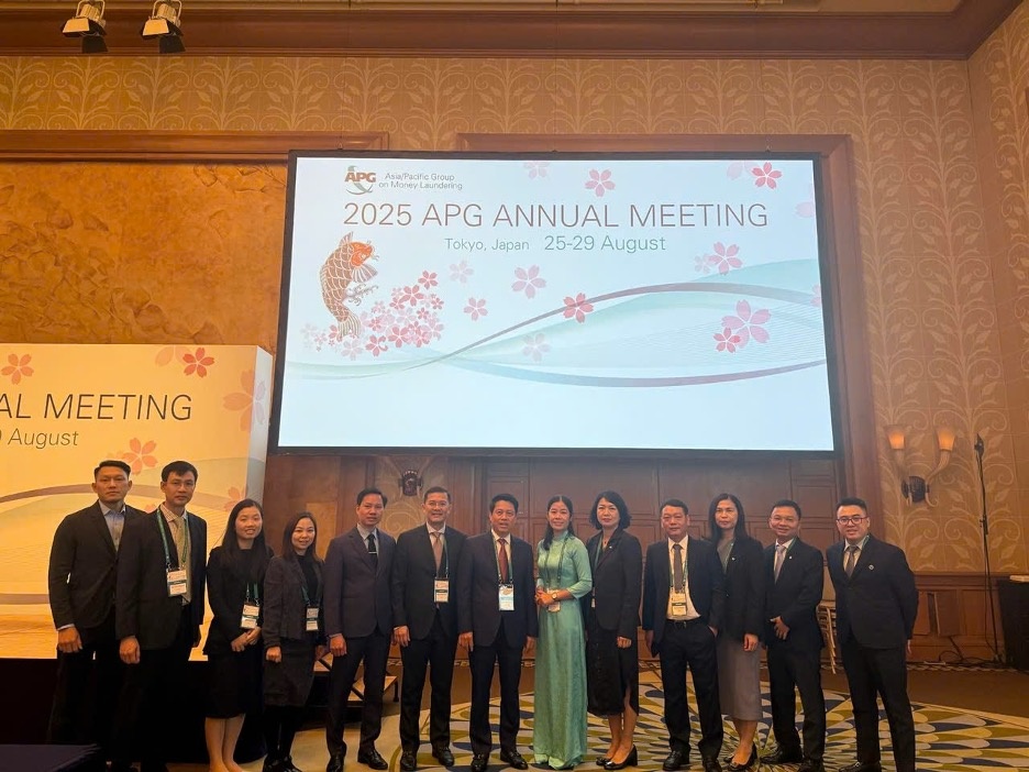 Ảnh: Đoàn Việt Nam tham dự Hội nghị thường niên APG năm 2025 tại Tokyo, Nhật Bản