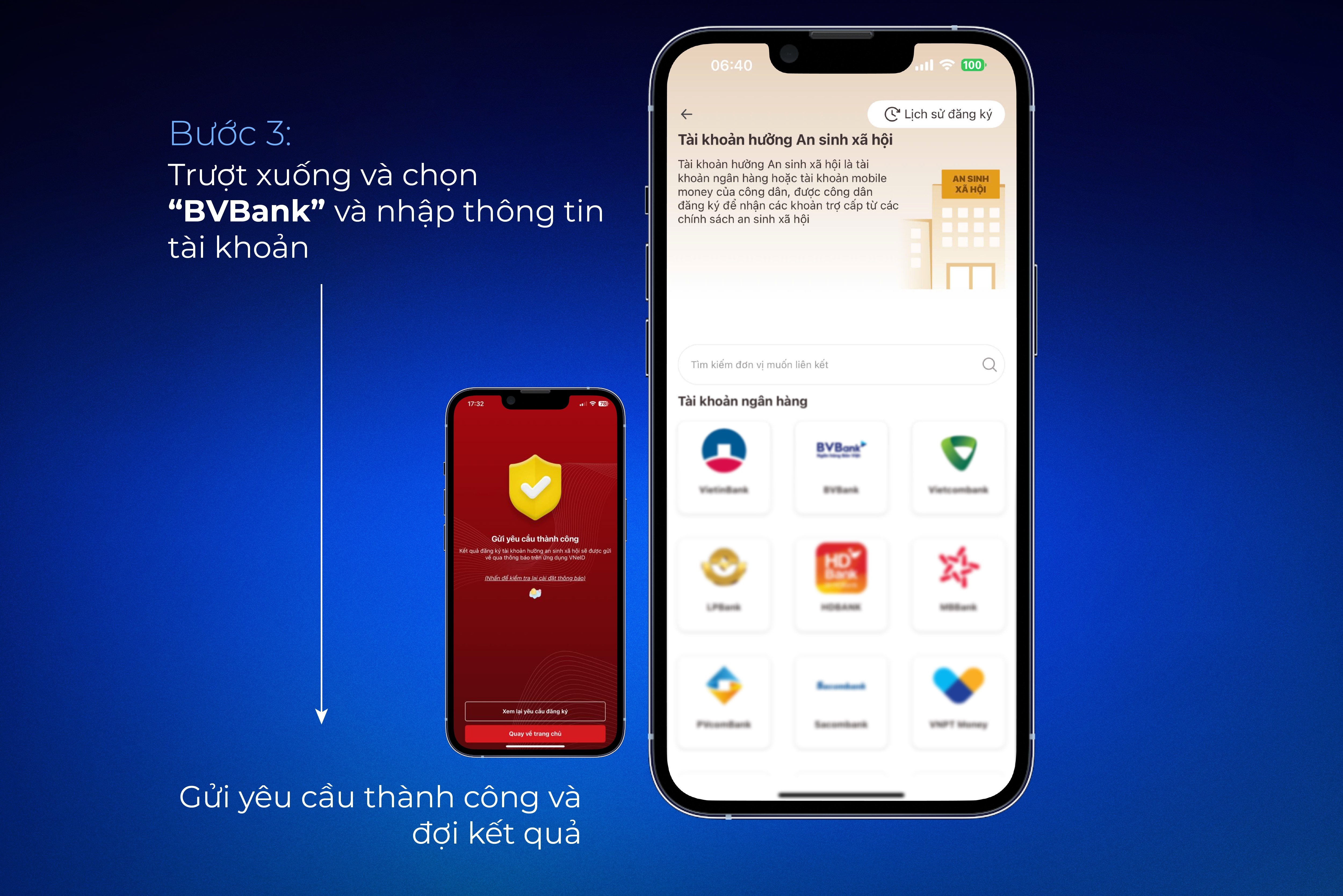 Liên kết tài khoản BVBank trên VNeID nhận quà tết độc lập mừng Quốc khánh
