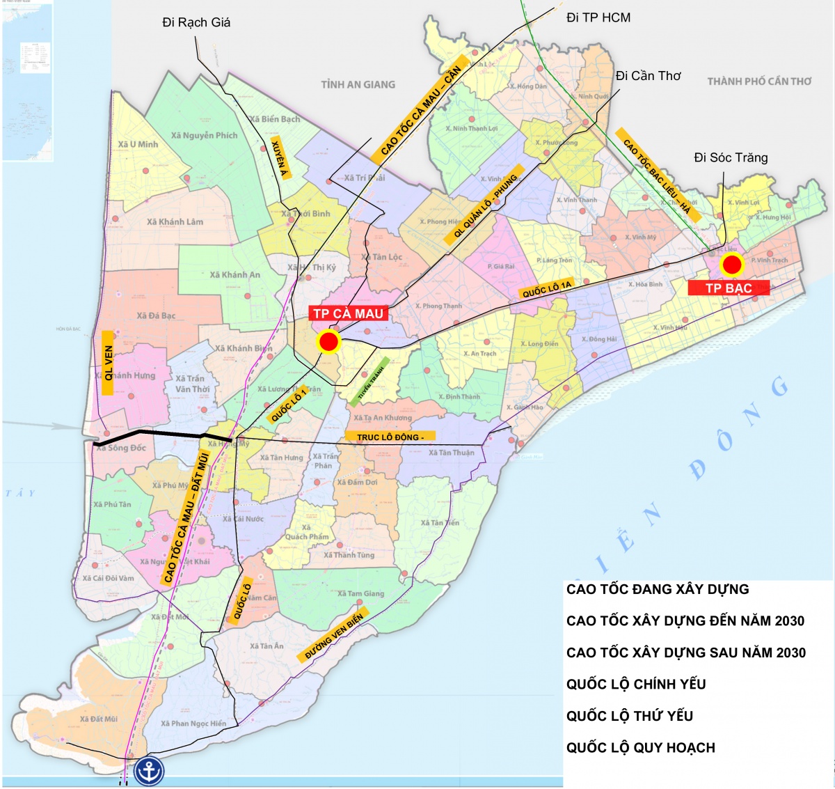 Hiện trạng và quy hoạch hạ tầng giao thông đường bộ tại tỉnh Cà Mau. Hiện trạng và quy hoạch hạ tầng giao thông đường bộ tại tỉnh Cà Mau.