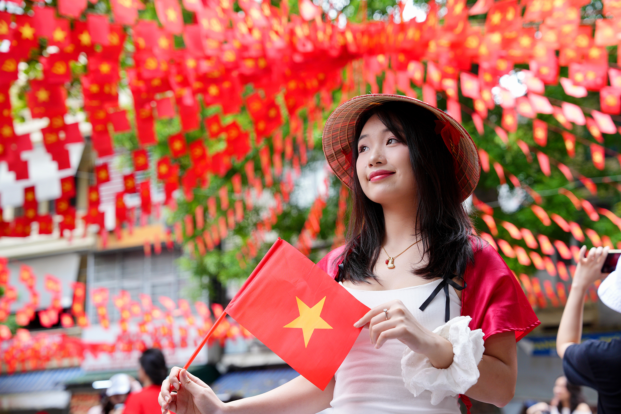 Người dân hân hoan lưu giữ dấu ấn ngày Tết Độc lập