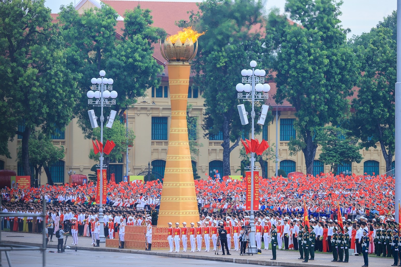 Tổng duyệt cấp Nhà nước diễu binh, diễu hành 80 năm Quốc khánh Tổng duyệt cấp Nhà nước diễu binh, diễu hành 80 năm Quốc khánh