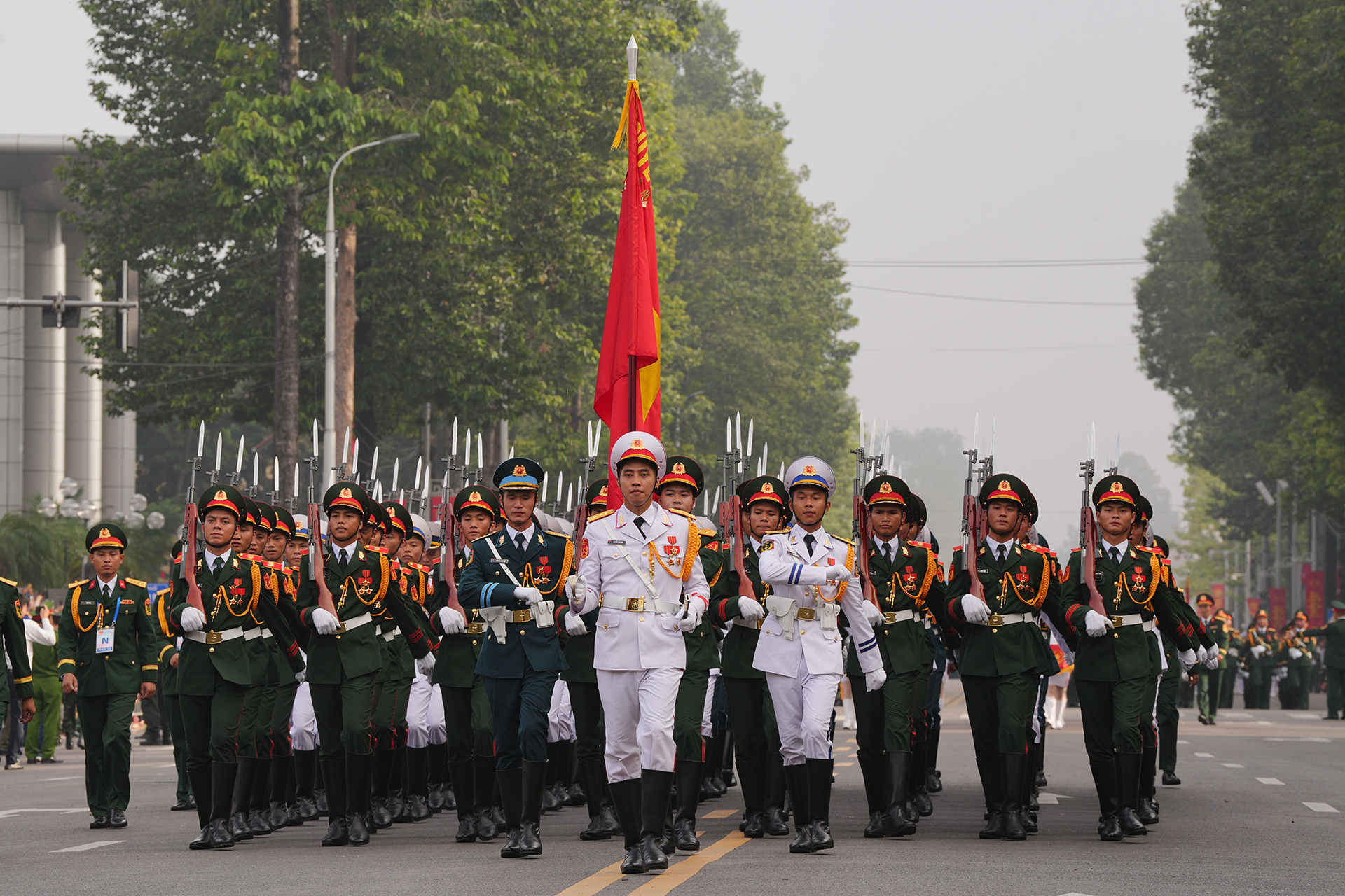 Khối Danh dự Lục quân, Phòng không - Không quân, Hải quân