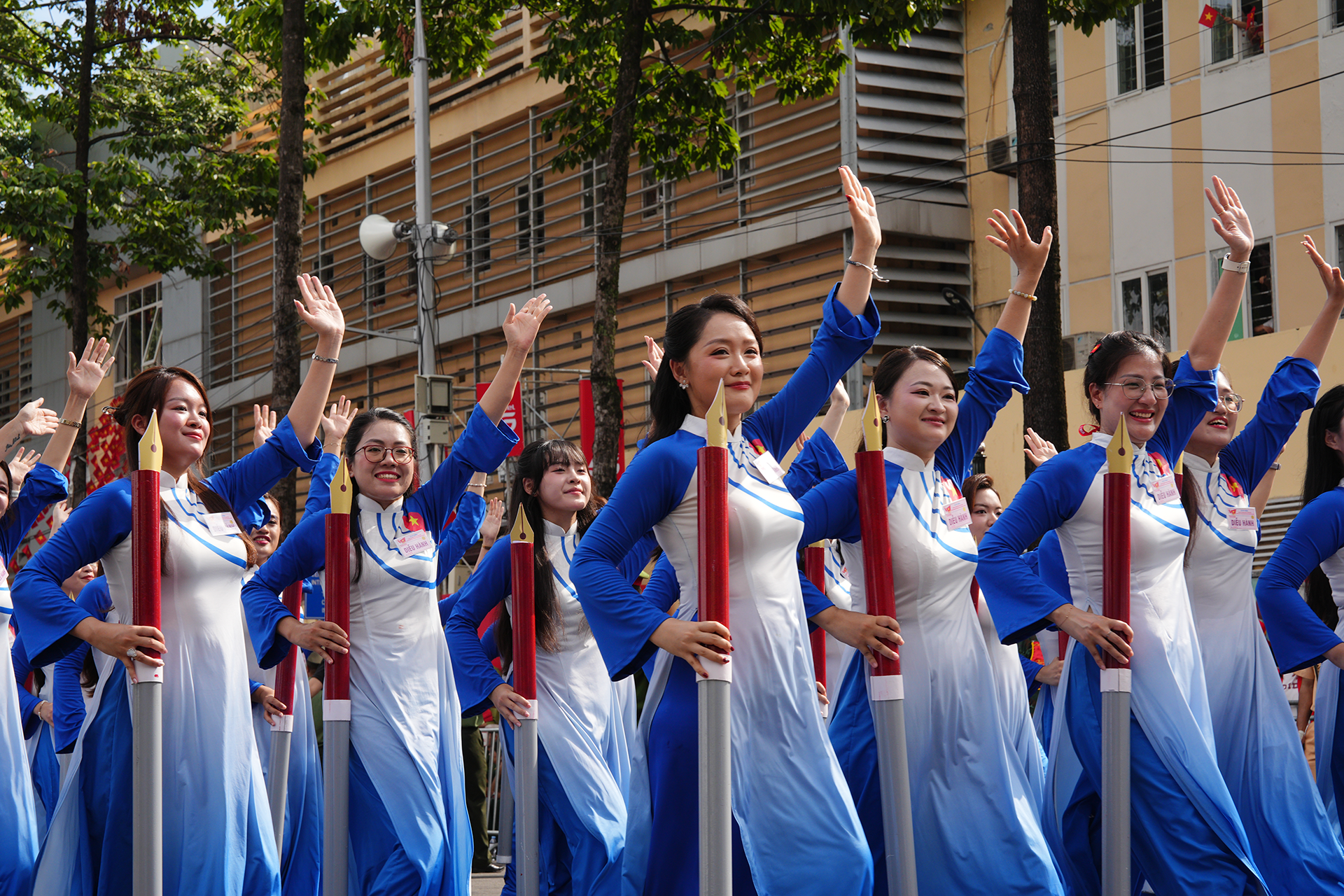 Khoảnh khắc tự hào trong ngày hội lớn của dân tộc