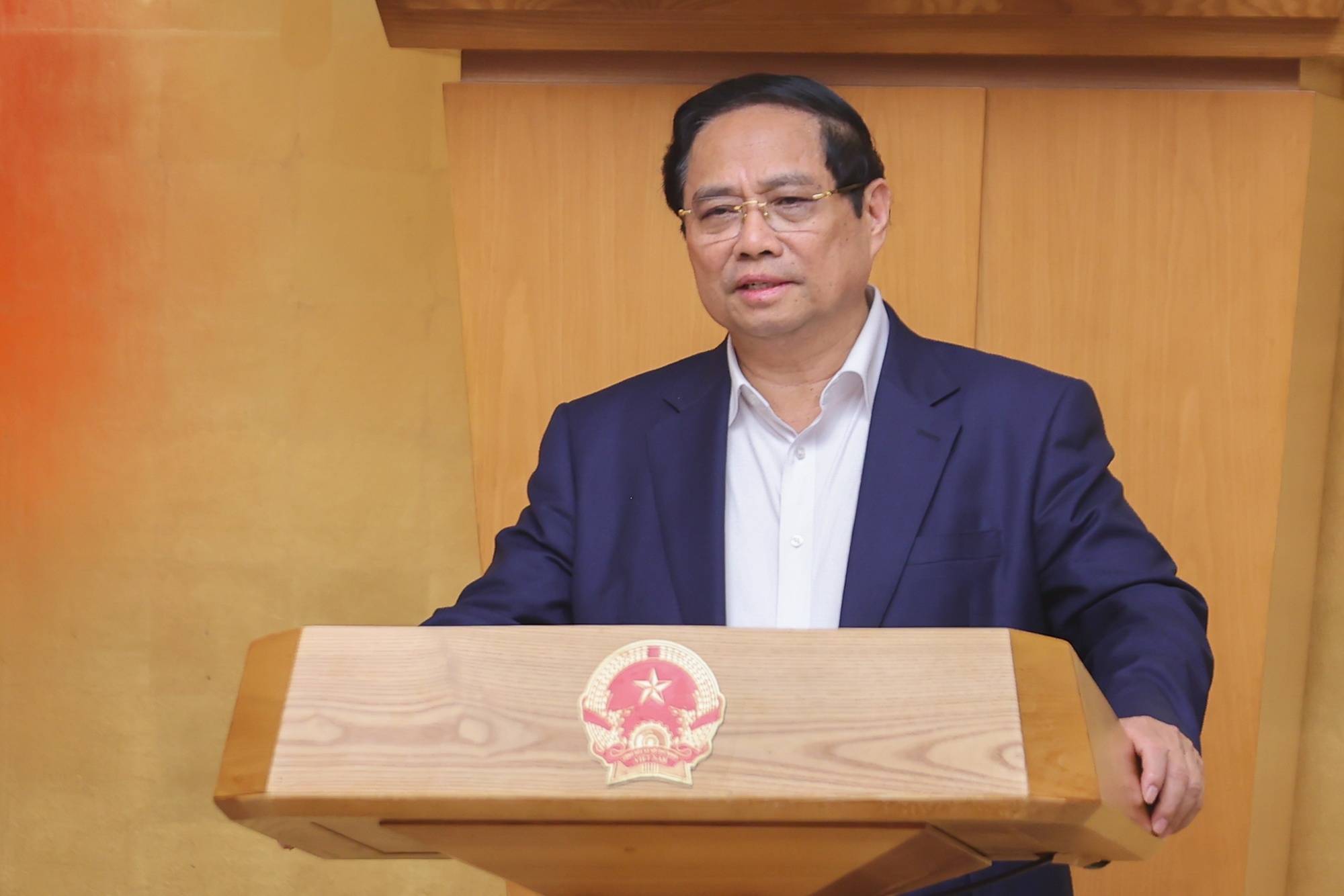 Thủ tướng chủ trì Phiên họp - Ảnh: VGP/Nhật Bắc