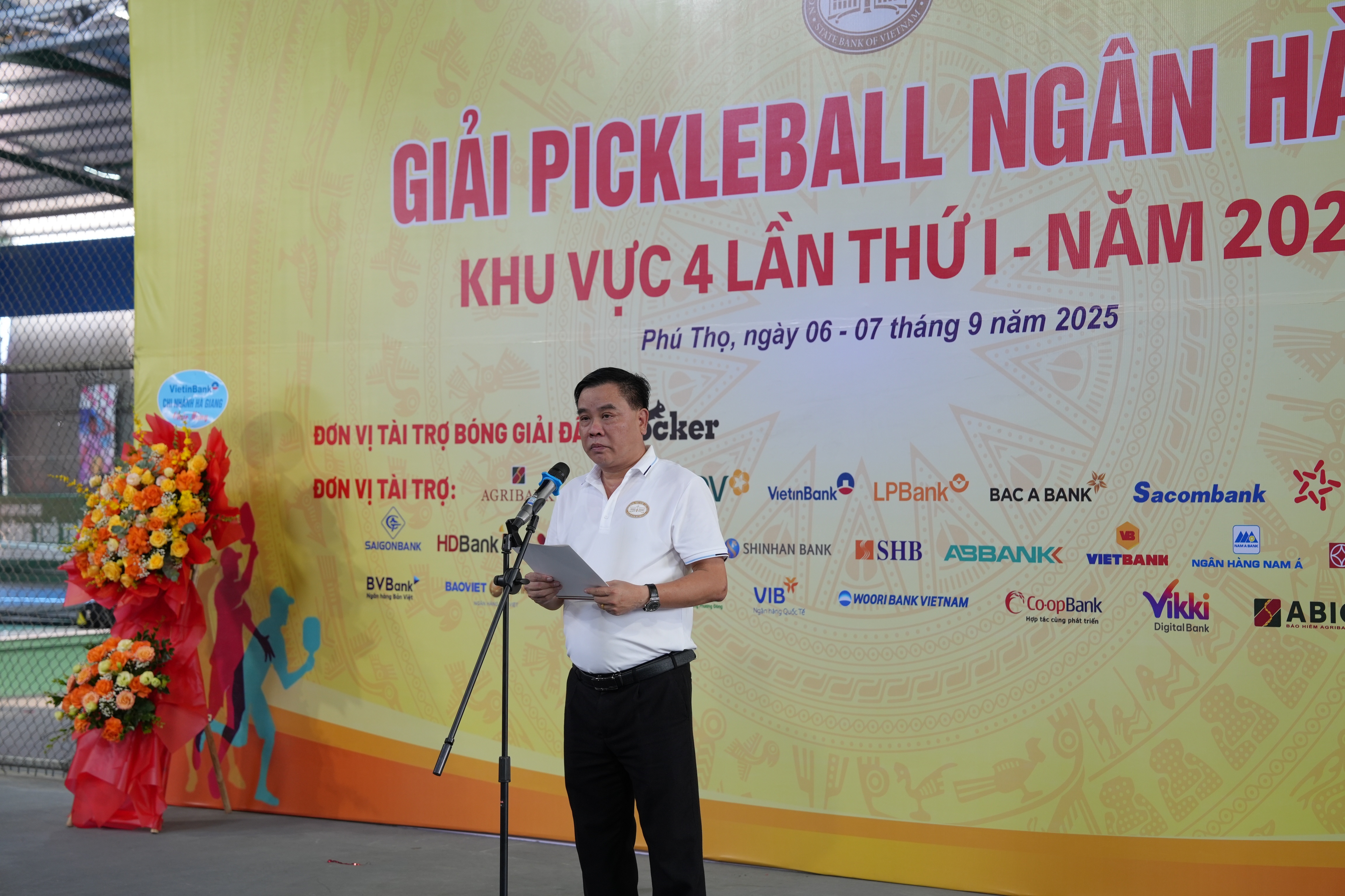 NHNN Khu vực 4 khai mạc Giải Pickleball lần thứ 1 - năm 2025