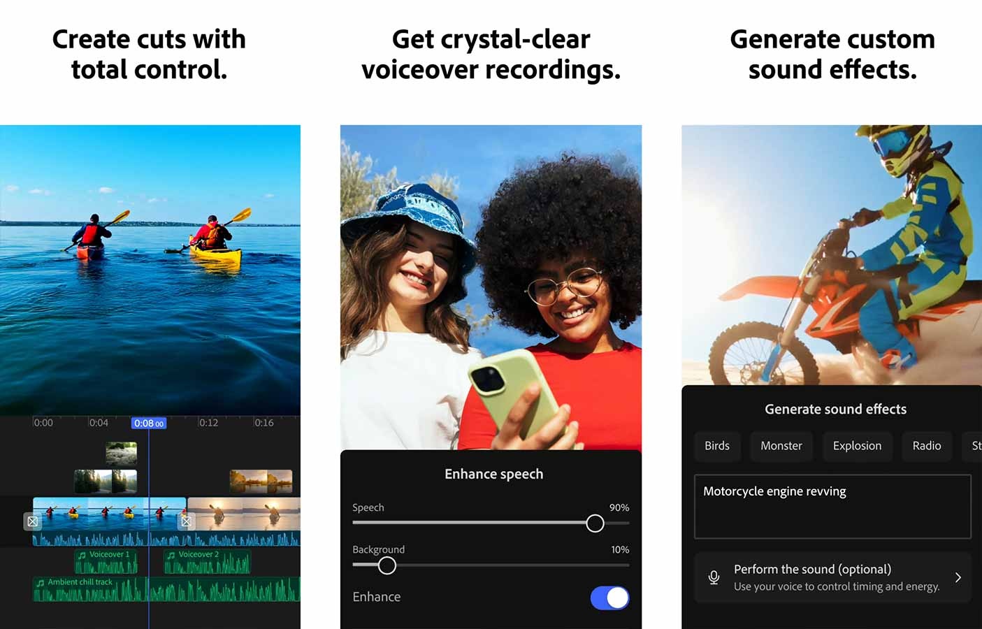Adobe đưa công nghệ AI Firefly vào ứng dụng Premiere trên iPhone