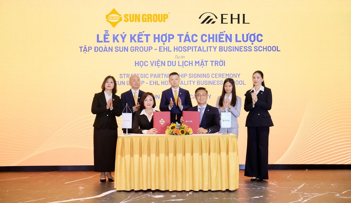 Sun Group chính thức ký hợp tác chiến lược với EHL Hospitality Business School vào 25/8/2025
