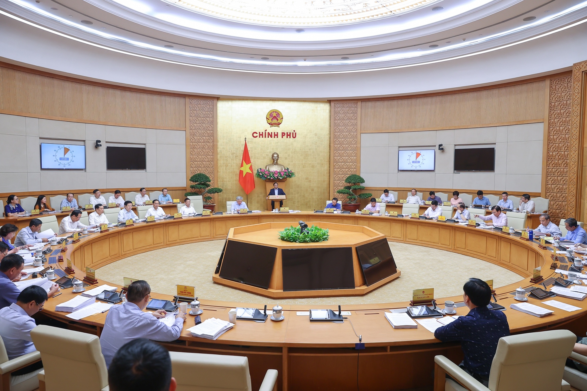 Thủ tướng Chính phủ Phạm Minh Chính chủ trì phiên họp Chính phủ thường kỳ tháng 8/2025 Thủ tướng Chính phủ Phạm Minh Chính chủ trì phiên họp Chính phủ thường kỳ tháng 8/2025
