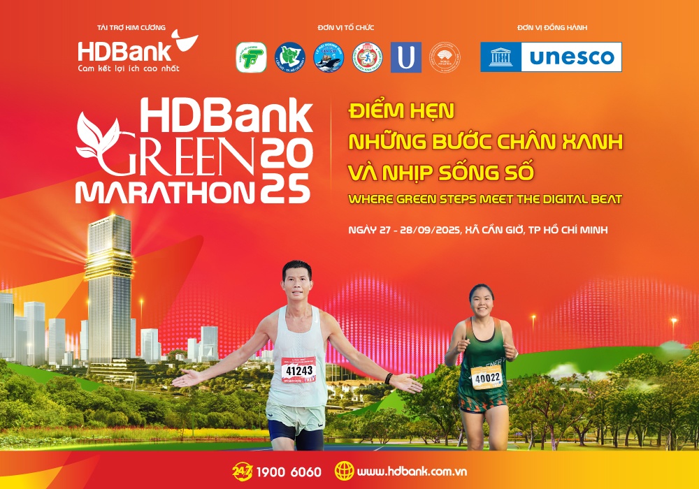 HDBank Green Marathon 2025 mở lối “đường chạy xanh” độc đáo