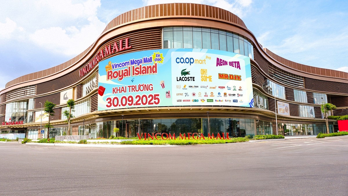 TTTM Vincom Mega Mall Royal Island đã chính thức ấn định khai trương ngày 30/9