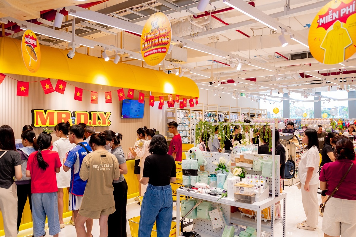 Mr DIY với hơn 5.000 cửa hàng trên toàn cầu sẽ mang tới thế giới mua sắm tiện ích và nhiều ưu đãi khai trương giá hời