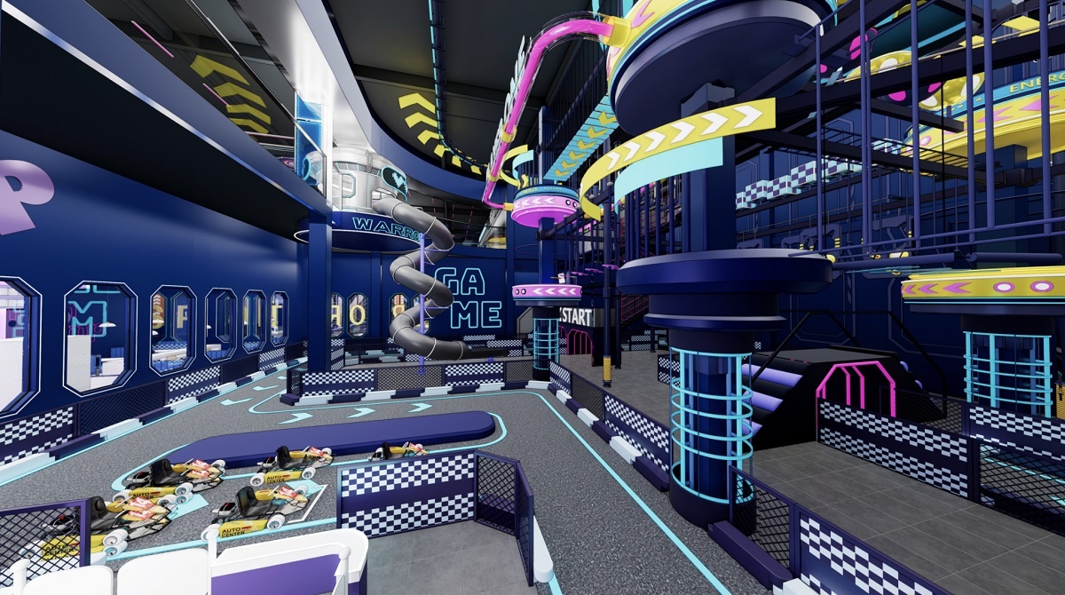 Không gian vui chơi 2 tầng thỏa thích tại Funi Fun!