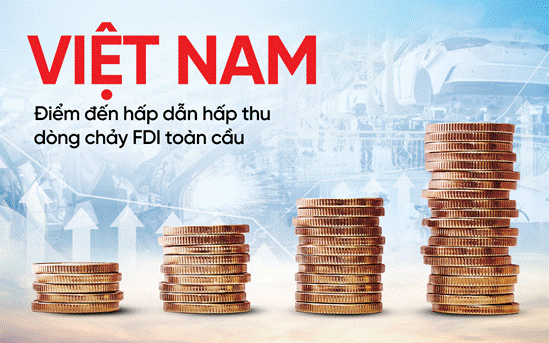 Việt Nam trở thành điểm sáng thu hút dòng vốn FDI toàn cầu