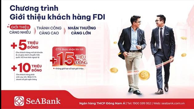 Chương trình CTV giới thiệu khách hàng FDI với nhiều phần thưởng hấp dẫn