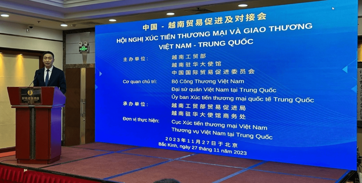 Hơn 100 doanh nghiệp Trung Quốc tham dự Hội nghị Xúc tiến Thương mại Việt - Trung