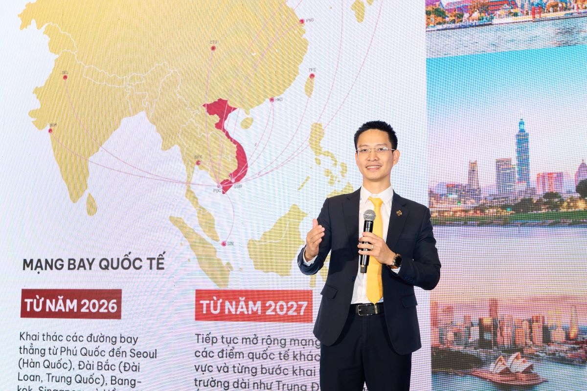 Đại diện Sun PhuQuoc Airways chia sẻ về thương hiệu tại Hội thảo đại lý Đại diện Sun PhuQuoc Airways chia sẻ về thương hiệu tại Hội thảo đại lý