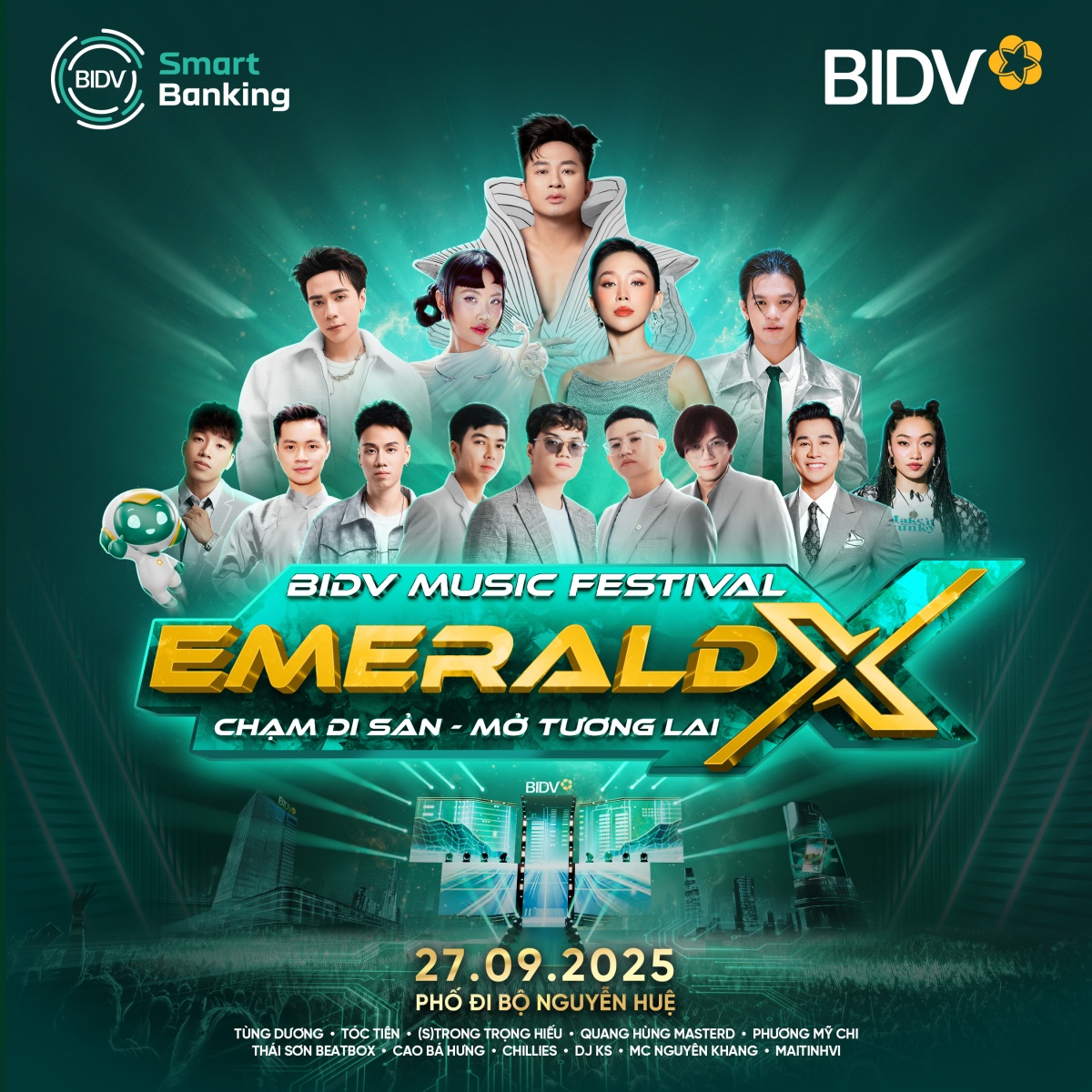 BIDV Music Festival – The Emerald X hứa hẹn trải nghiệm âm nhạc - công nghệ đặc sắc BIDV Music Festival – The Emerald X hứa hẹn trải nghiệm âm nhạc - công nghệ đặc sắc