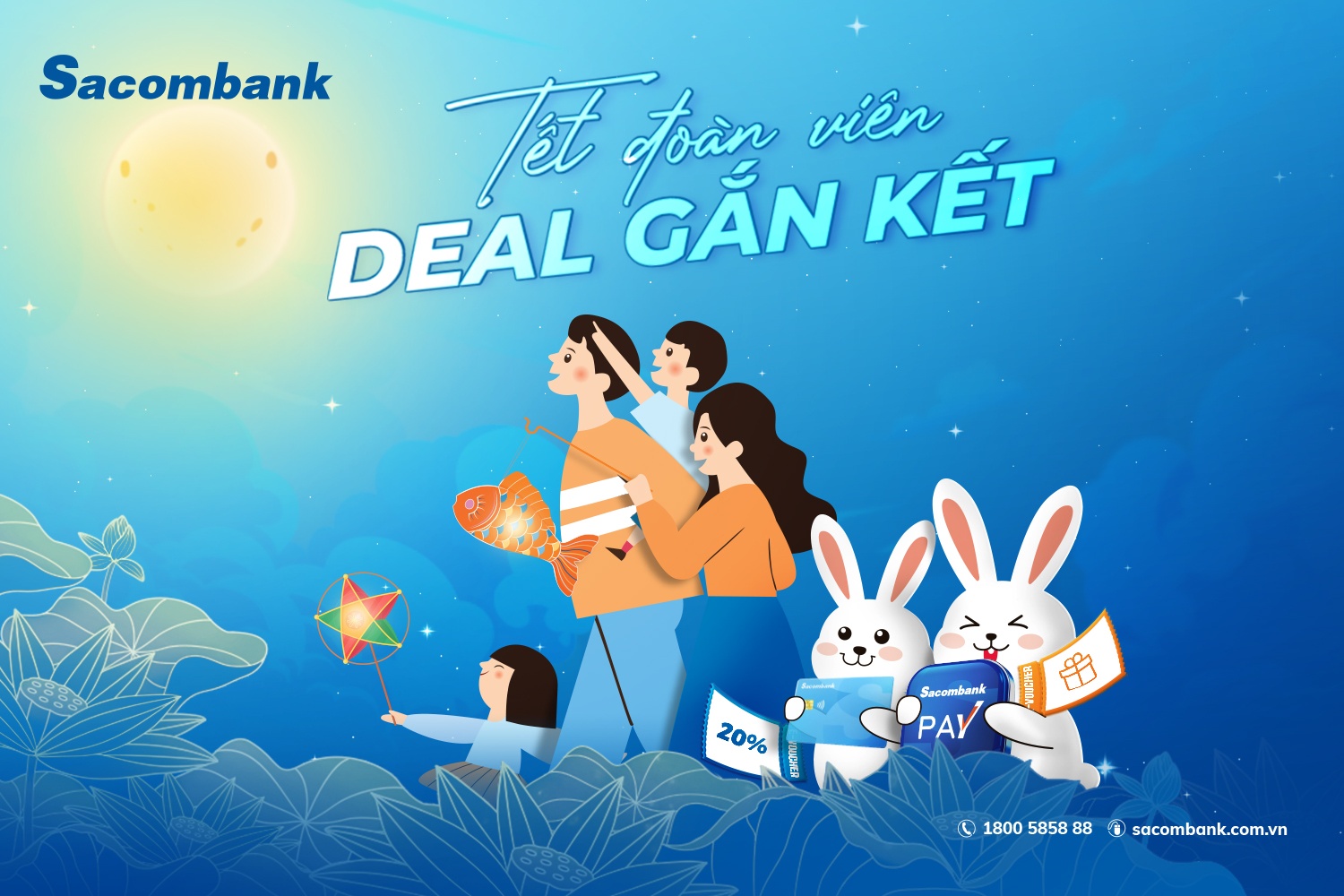 Mừng Tết trung thu cùng loạt ưu đãi hấp dẫn dành cho chủ thẻ tín dụng Sacombank