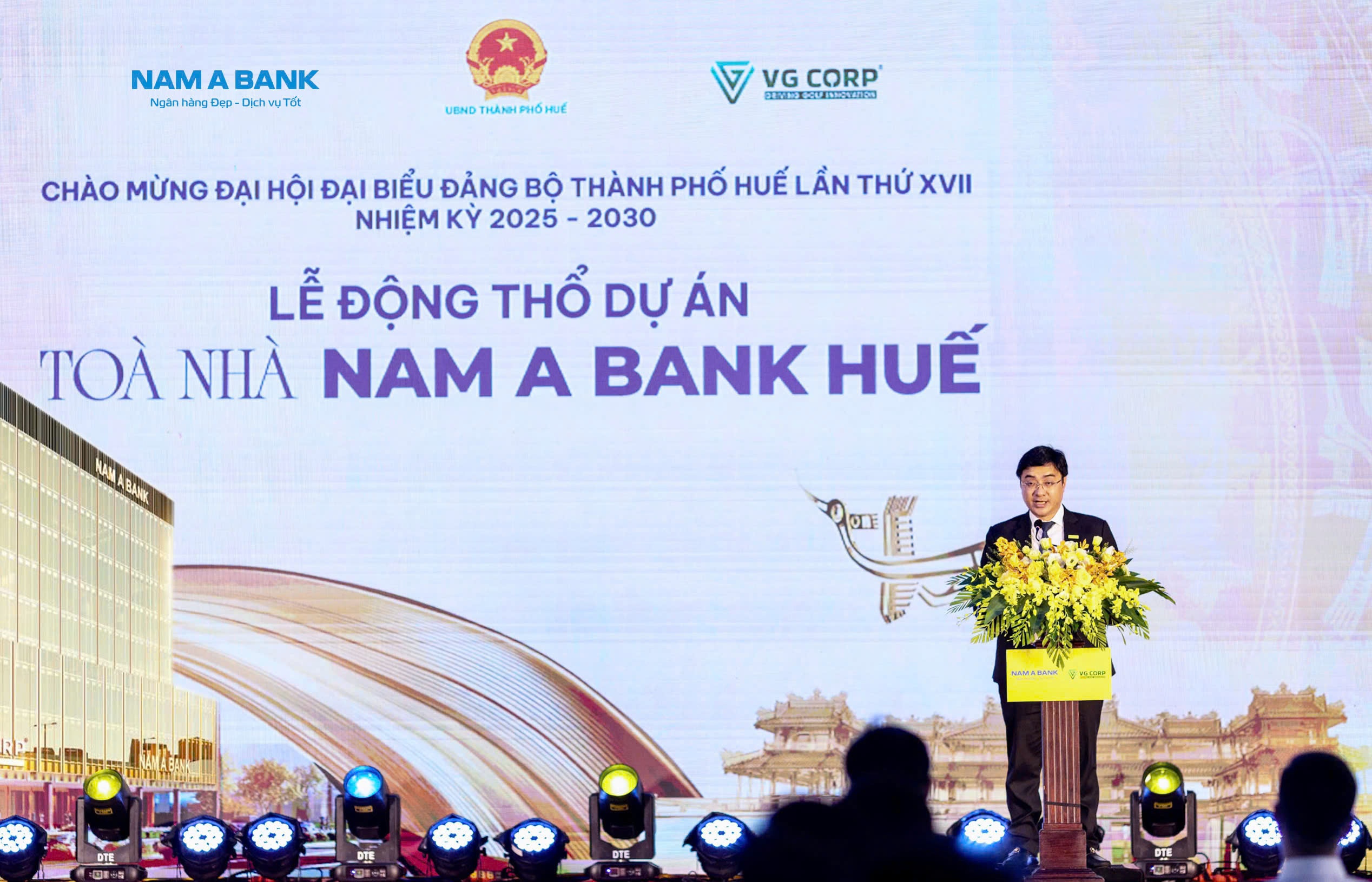 Ông Nguyễn Minh Tuấn, Phó tổng giám đốc Nam A Bank phát biểu tại sự kiện.