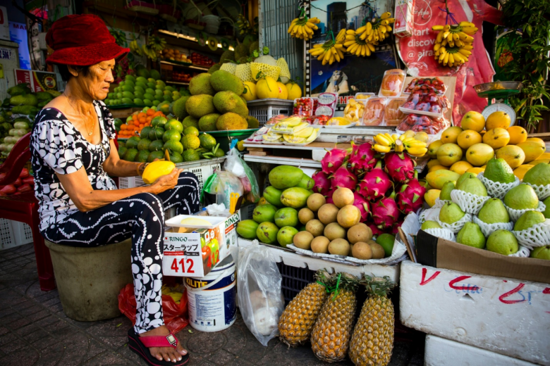 Bà Nguyễn Thị Lan - tiểu thương chợ Tân Định (TP.HCM)