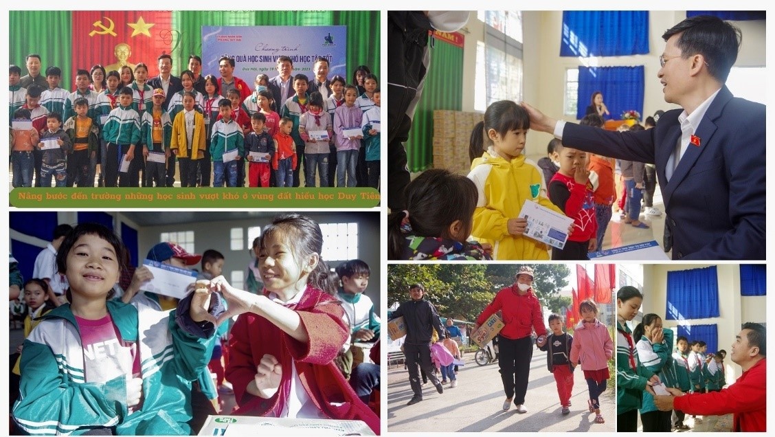 Công ty Tân Hiệp Phát đã trao tặng hàng ngàn suất học bổng cho các em học sinh có hoàn cảnh khó khăn, nỗ lực vươn lên trong học tập.