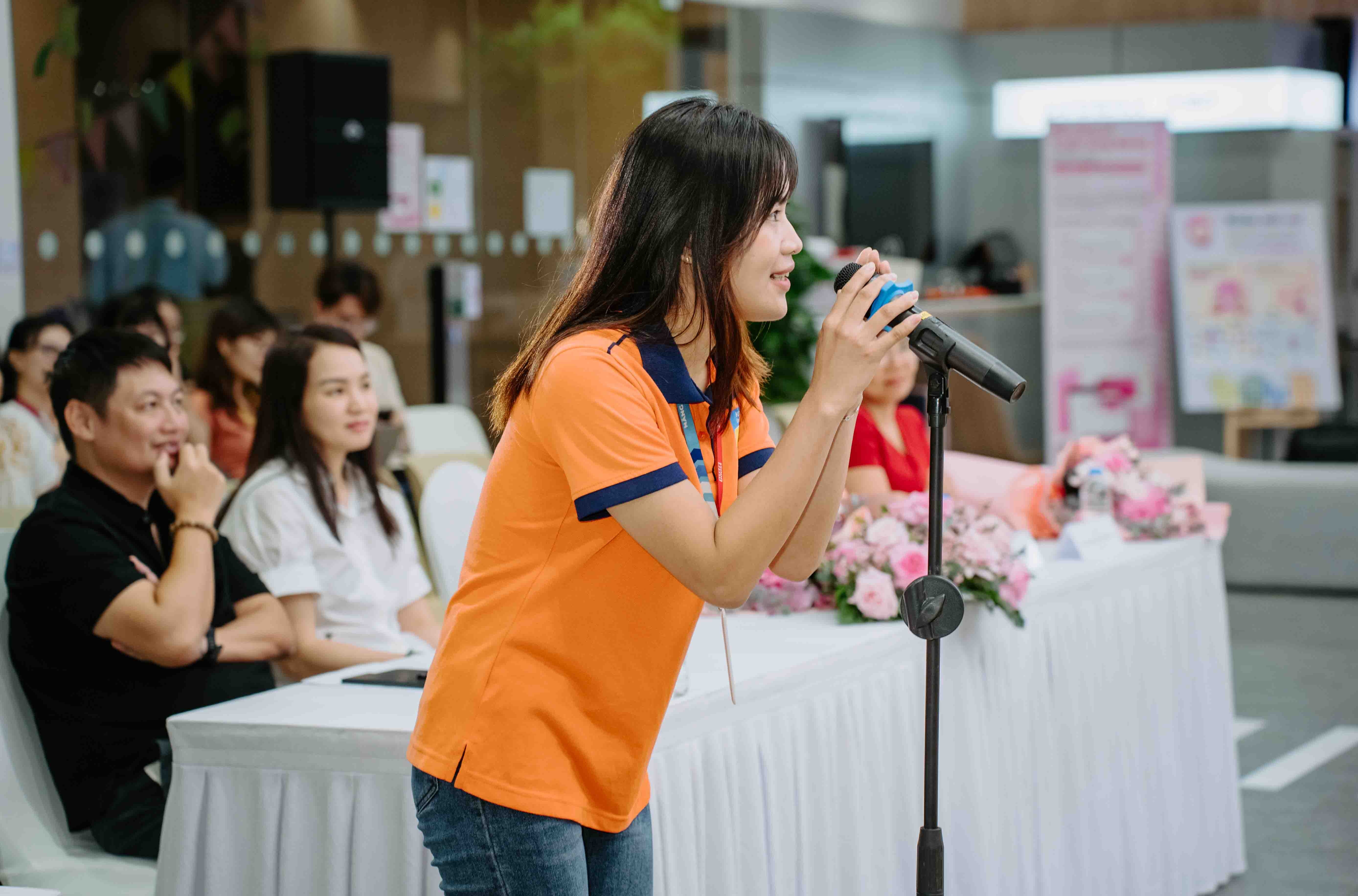 Điểm nhấn của sự kiện là khoảnh khắc “Matching MoMent” - các bạn sinh viên đưa ra lựa chọn mentor và nhóm ngành muốn học hỏi qua chương trình.