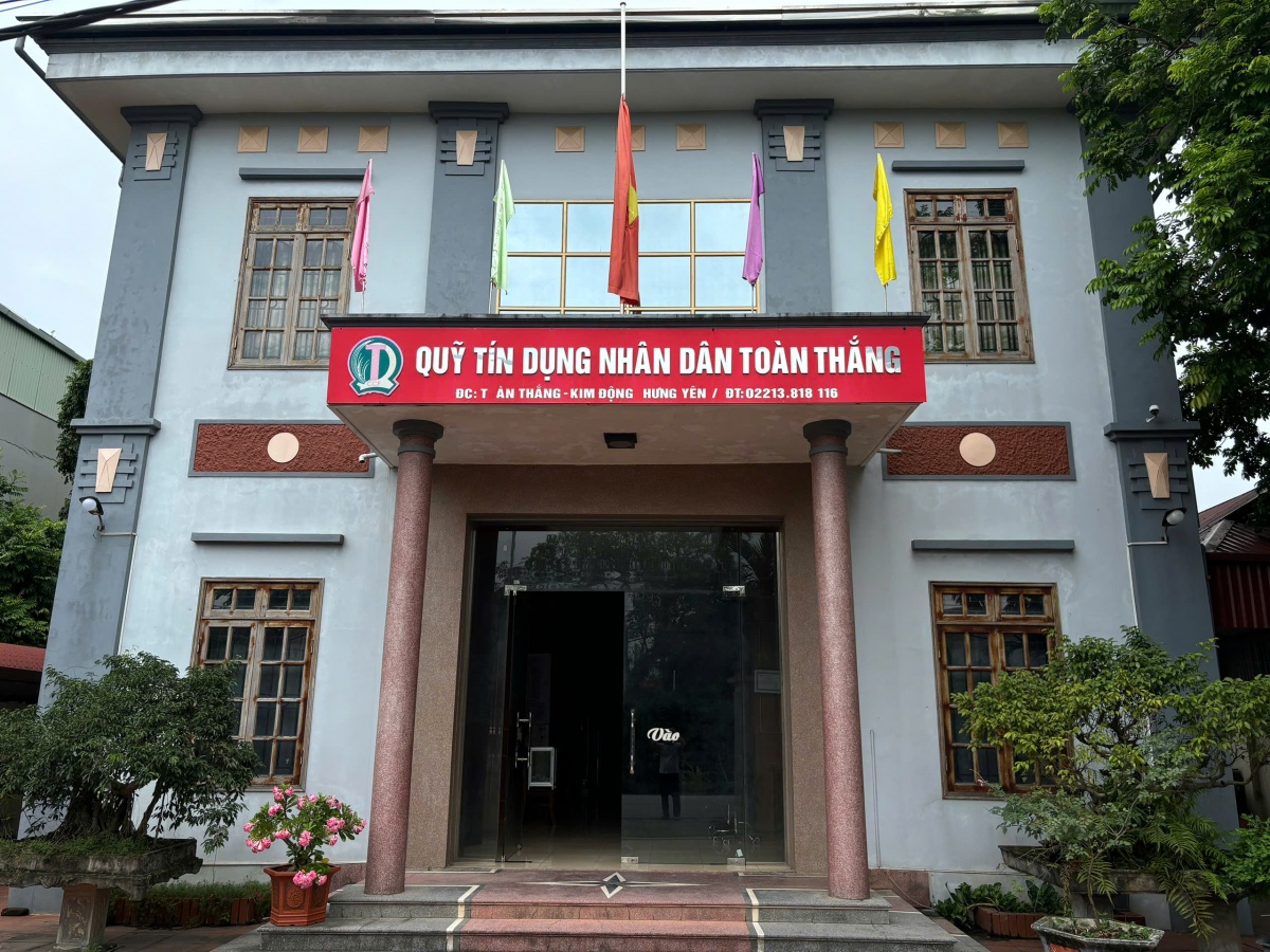 Quỹ tín dụng nhân dân Toàn Thắng thông báo thay đổi nội dung hoạt động