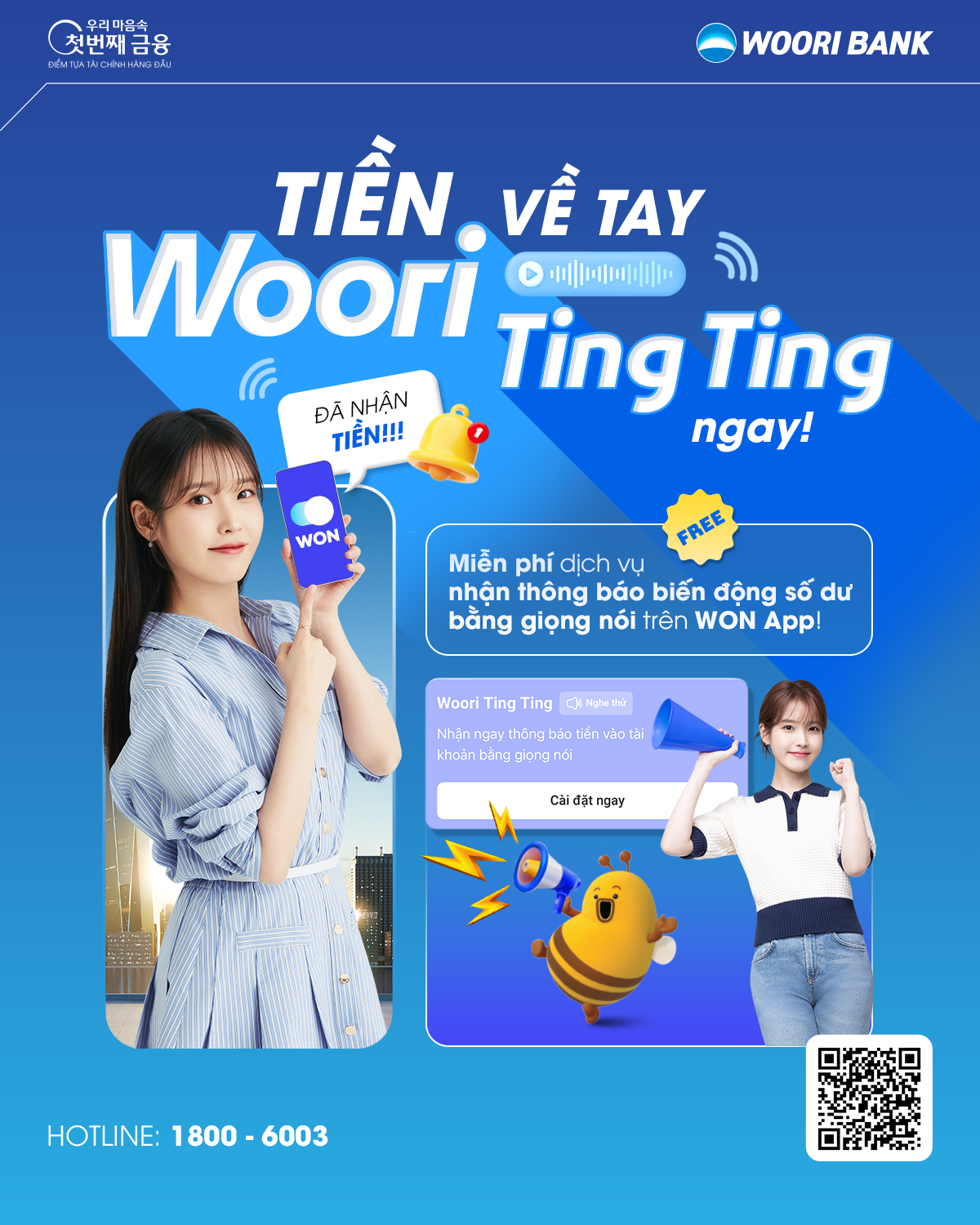 Woori Bank ra mắt dịch vụ Woori Ting Ting – Thông báo biến động số dư bằng giọng nói, khẳng định cam kết chuyển đổi số