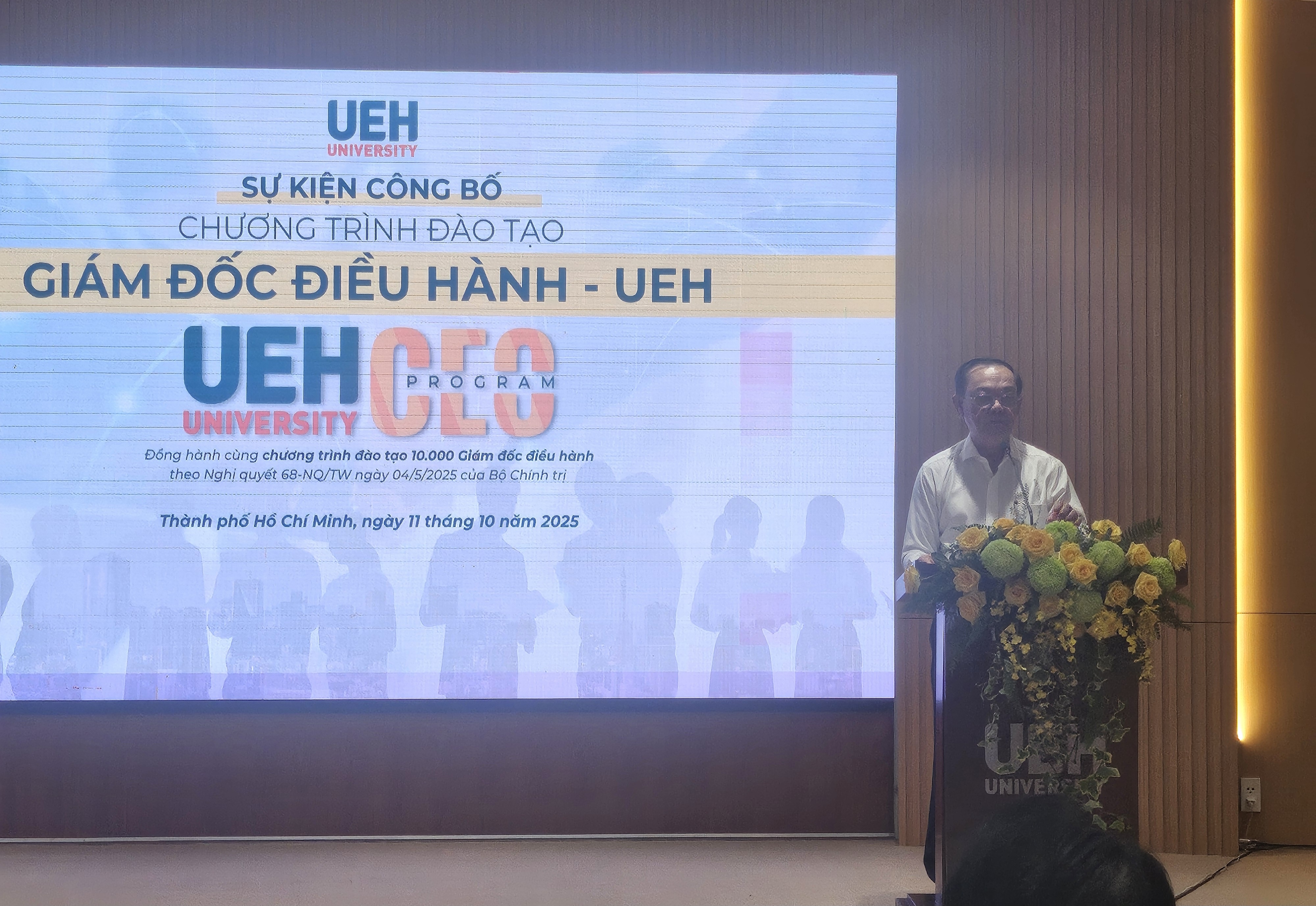 Ra mắt chương trình “Giám đốc Điều hành – UEH”nâng cao năng lực doanh nghiệp Việt Ra mắt chương trình “Giám đốc Điều hành – UEH”nâng cao năng lực doanh nghiệp Việt