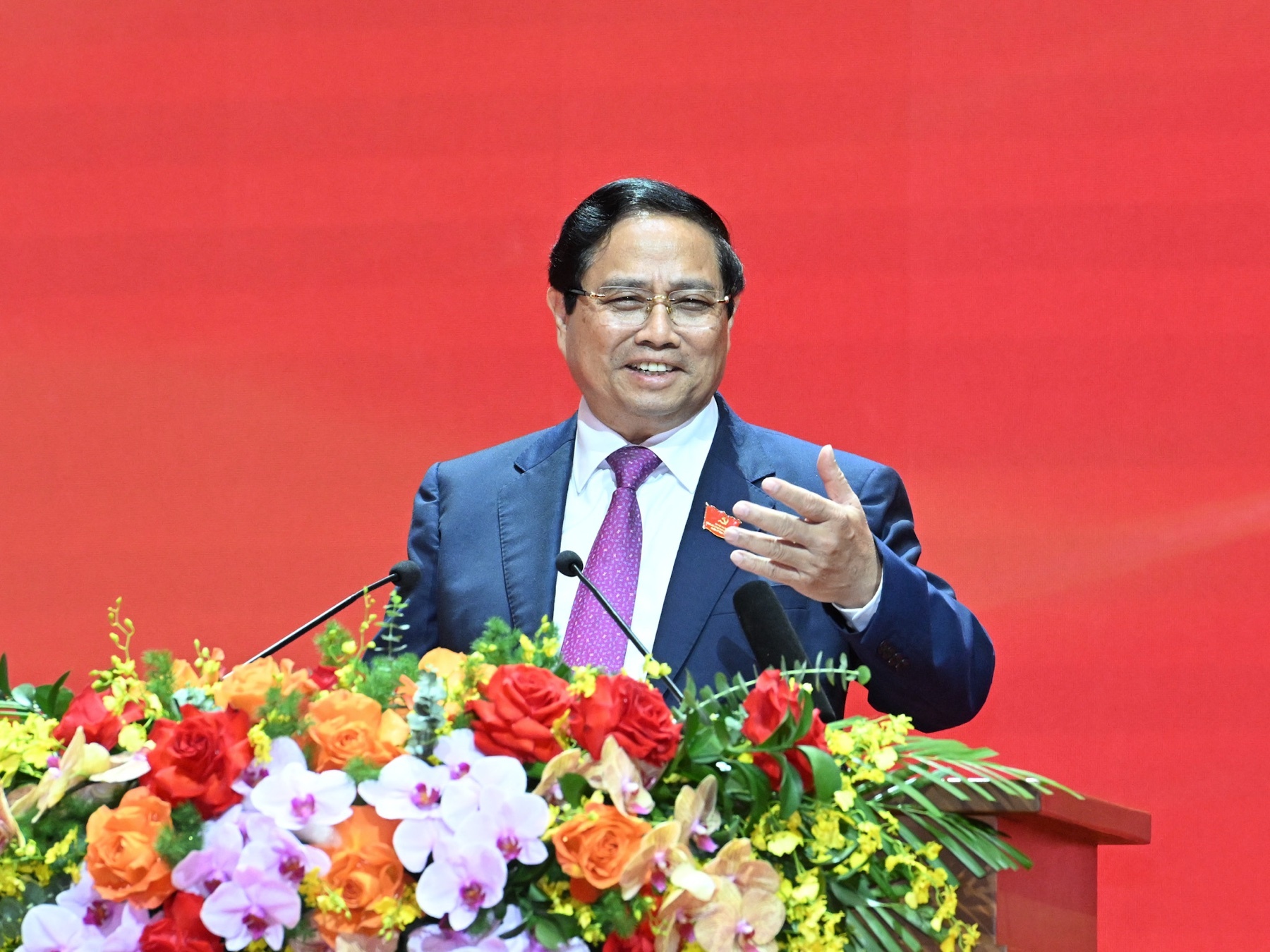 Bí thư Đảng ủy, Thủ tướng Chính phủ Phạm Minh Chính phát biểu tại phiên trù bị Đại hội đại biểu Đảng bộ Chính phủ lần thứ nhất, nhiệm kỳ 2025 - 2030 - Ảnh: VGP/Nhật Bắc