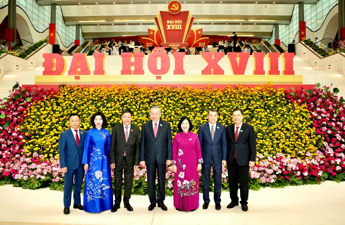 Tổng Bí thư Tô Lâm đến dự Đại hội Đại biểu Đảng bộ TP. Hà Nội lần thứ XVIII