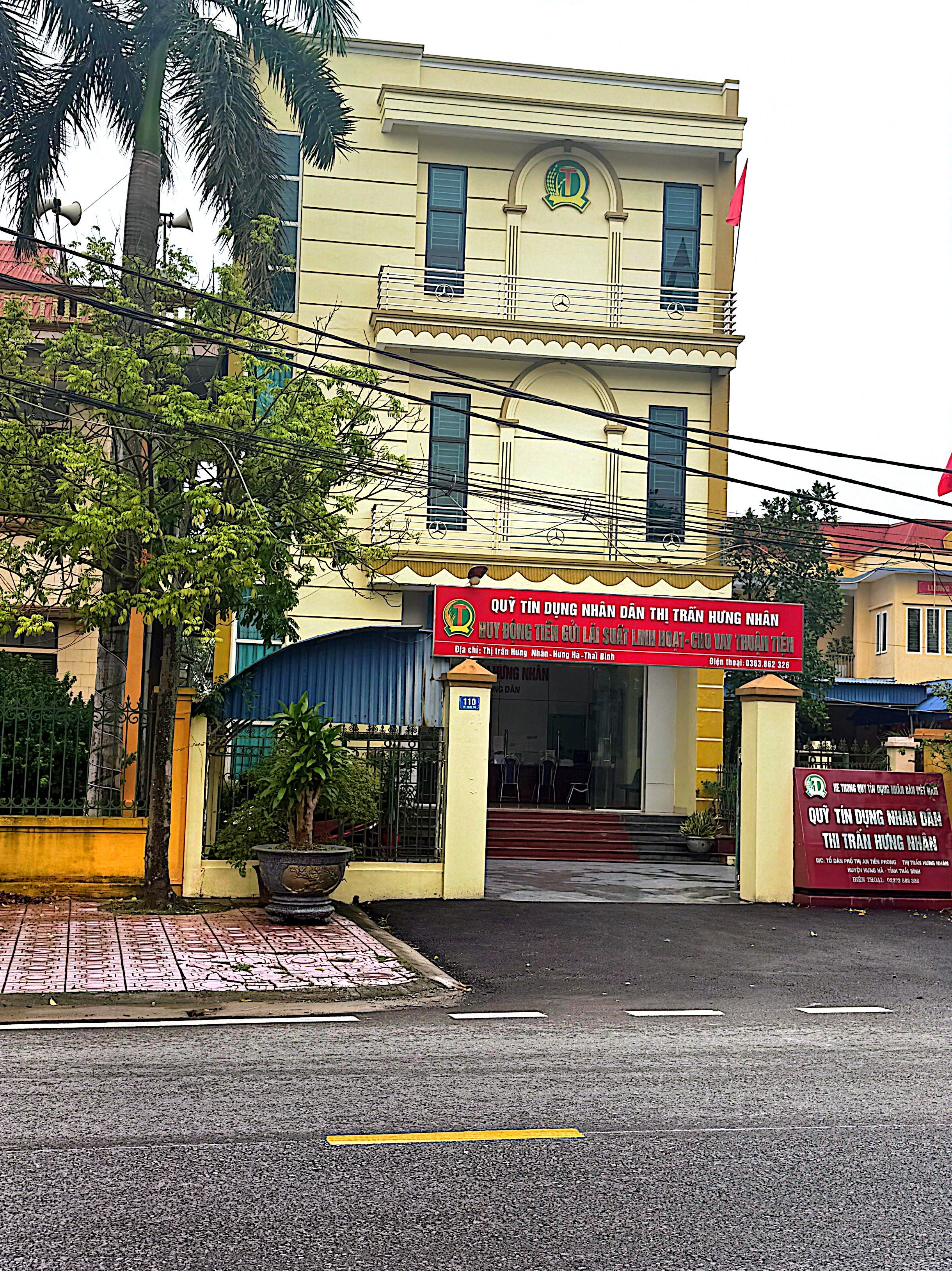 Quỹ tín dụng nhân dân Thị trấn Hưng Nhân thông báo thay đổi nội dung hoạt động