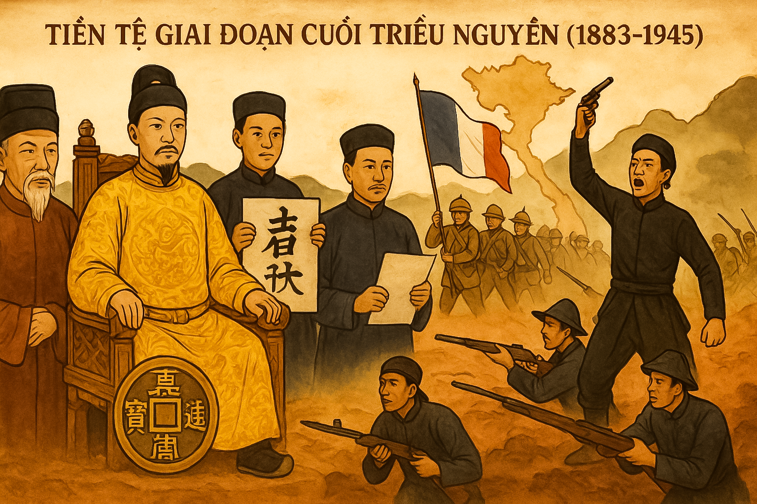 Tiền các đời vua triều Nguyễn giai đoạn 1883 - 1945