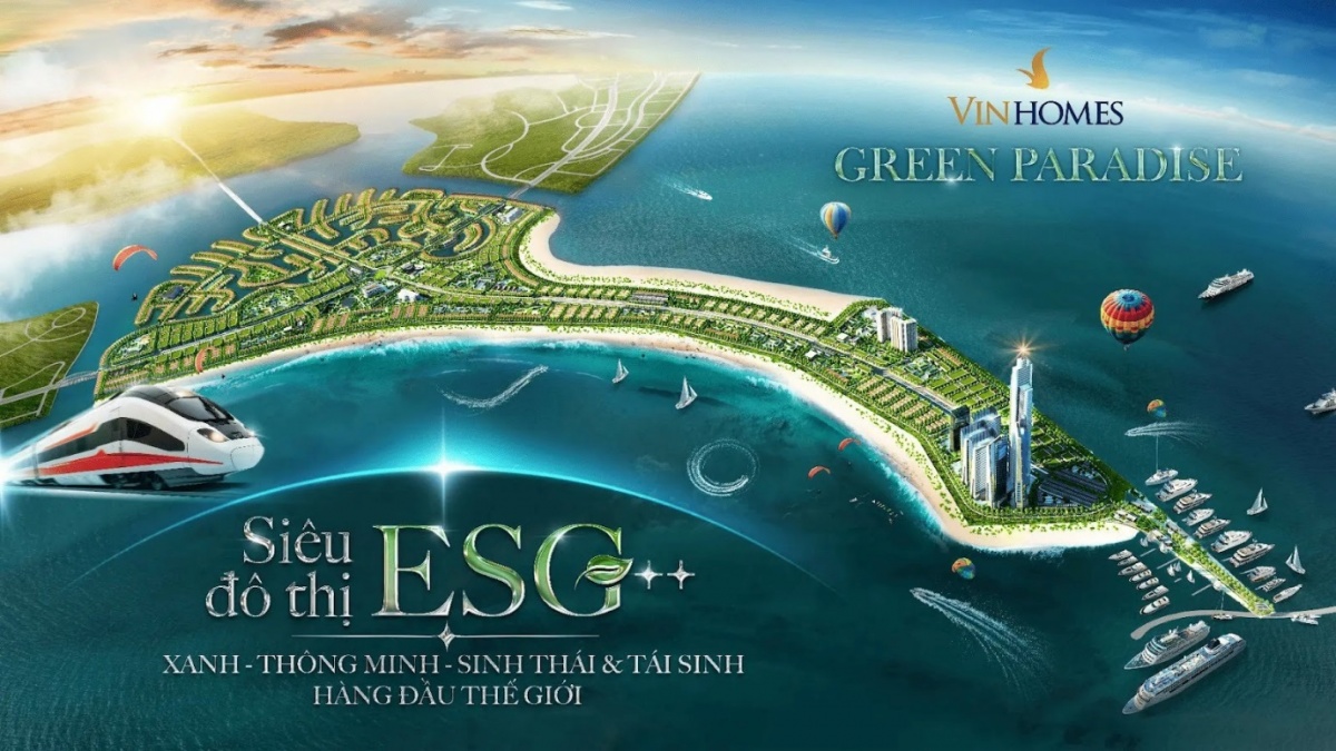 Phối cảnh Siêu đô thị Vinhomes Green Paradise Cần Giờ