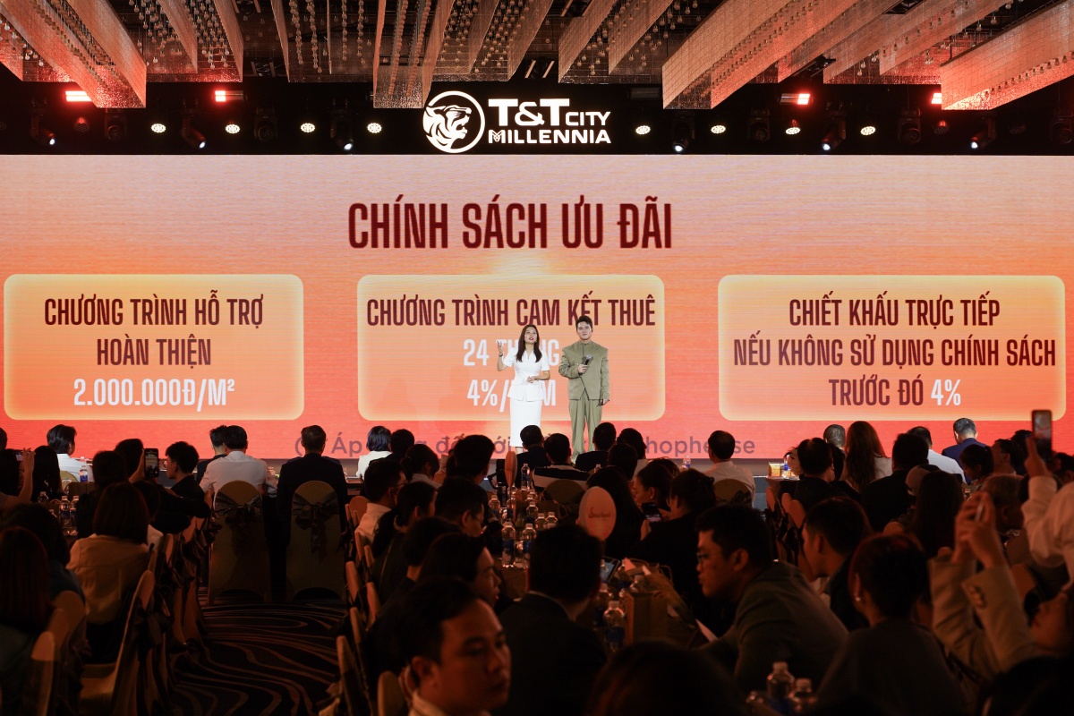 Bộ chính sách “đòn bẩy kép” tạo sức hút mạnh mẽ cho T&T City Millennia