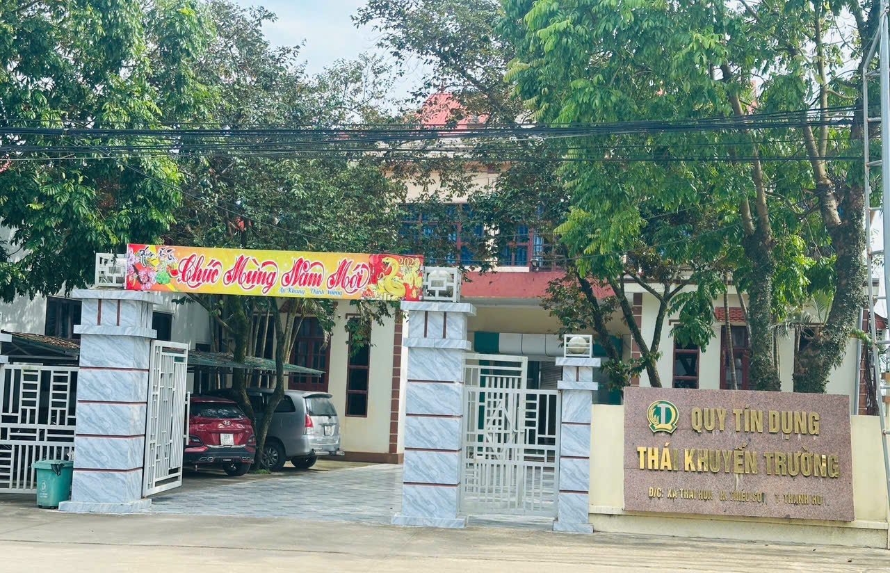 Quỹ tín dụng nhân dân Thái Khuyến Trường thông báo sửa đổi, bổ sung Giấy phép hoạt động