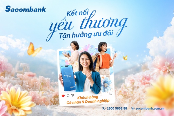 Sacombank tri ân phái đẹp nhân ngày 20/10 với nhiều ưu đãi hấp dẫn