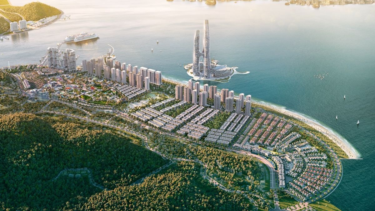 Dự án Sun Elite City của Sun Group đón đầu xu hướng “living by the bay” (sống bên vịnh). Ảnh: Sun Property