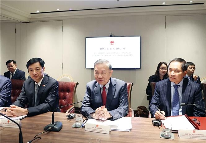 Tổng Bí thư nhấn mạnh Việt Nam sẵn sàng đón nhận và thử nghiệm các ý tưởng tiên phong - Ảnh: TTXVN