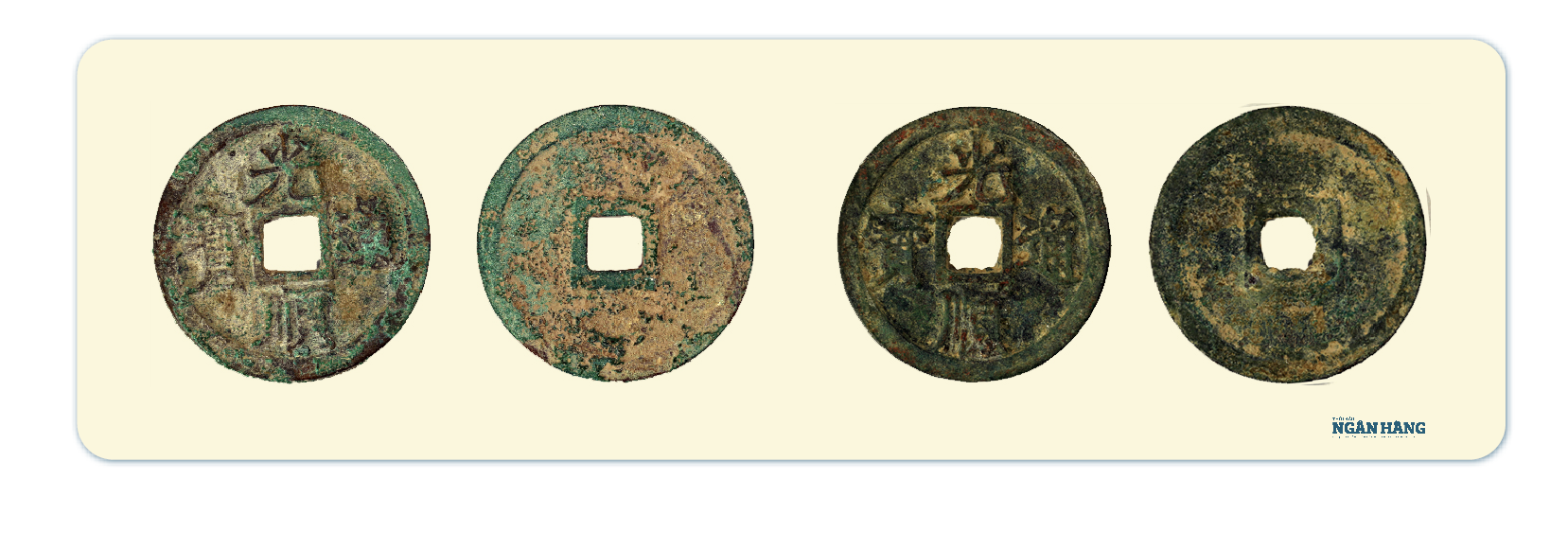 Tiền Quang Thuận thông bảo 光順通寳, kiểu Chân thư - Biên tiền nhỏ, lưng tiền trơn, đk 24 - 24,4mm