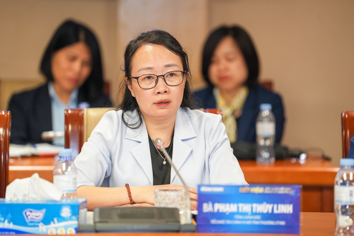 Bà Phạm Thị Thuỳ Linh - Tổng Giám đốc Tổ chức Tài chính vi mô Tình thương (TYM) - Hội Liên hiệp Phụ nữ Việt Nam Bà Phạm Thị Thuỳ Linh - Tổng Giám đốc Tổ chức Tài chính vi mô Tình thương (TYM) - Hội Liên hiệp Phụ nữ Việt Nam