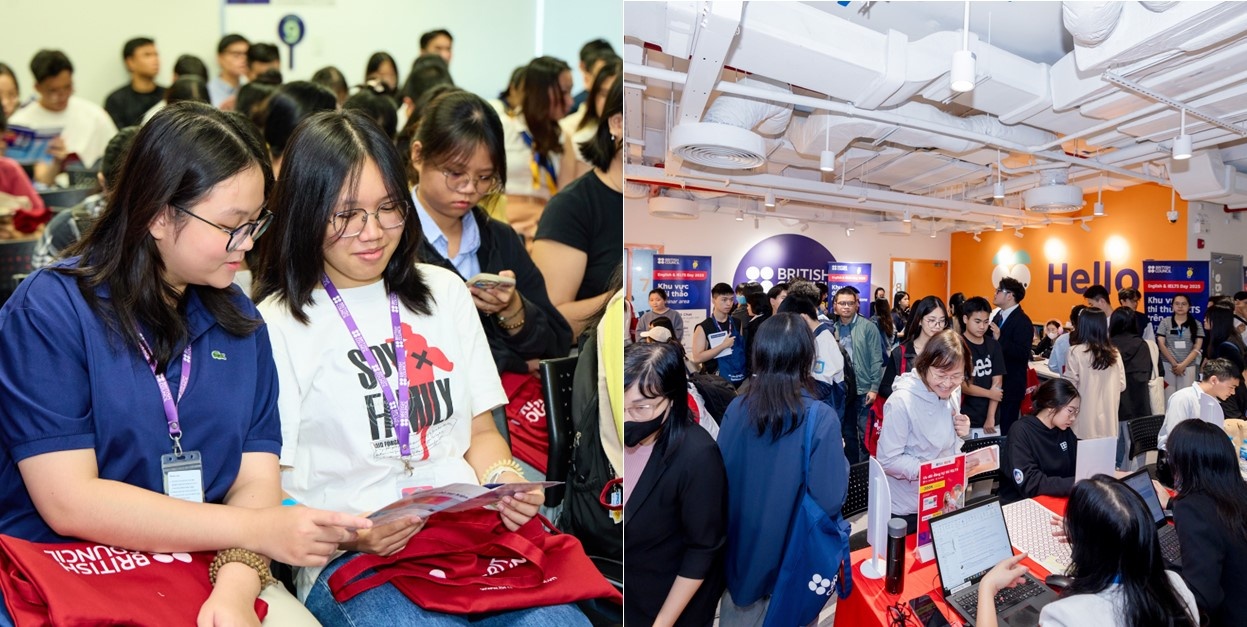 tinh thần học hỏi và sự quyết tâm của các em học sinh Việt Nam