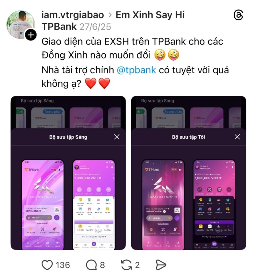 App TPBank mang đến những trải nghiệm khiến giới trẻ thích mê.