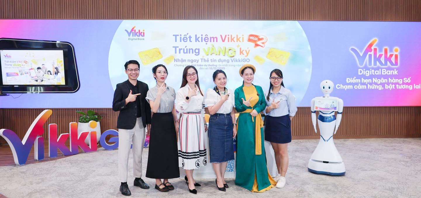 Chương trình “Tiết kiệm Vikki - Trúng vàng ký” được đông đảo khách hàng đón nhận. Chương trình “Tiết kiệm Vikki - Trúng vàng ký” được đông đảo khách hàng đón nhận.