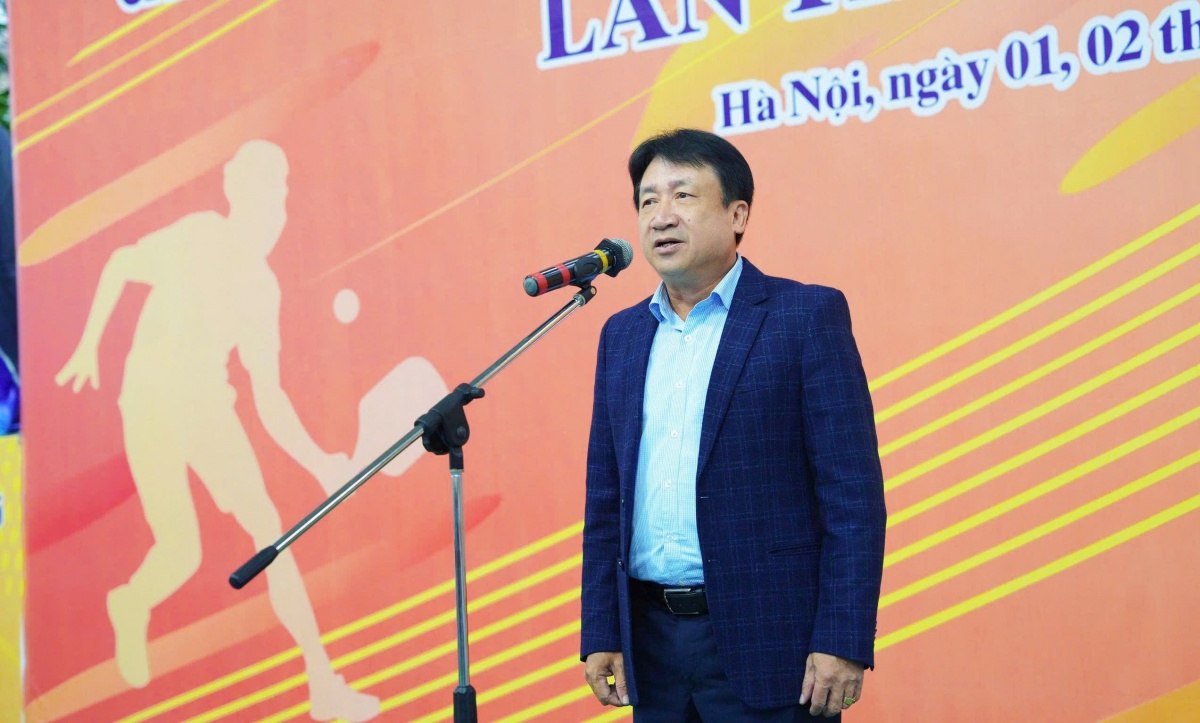 ông Nguyễn Quốc Huy, Phó Giám đốc NHNN chi nhánh Khu vực 1, Trưởng Ban Tổ chức Giải tuyên bố Khai mạc ông Nguyễn Quốc Huy, Phó Giám đốc NHNN chi nhánh Khu vực 1, Trưởng Ban Tổ chức Giải tuyên bố Khai mạc